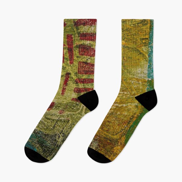 Item preview, Ancient Tomb monoprint design designed and sold by Karen Hammat.