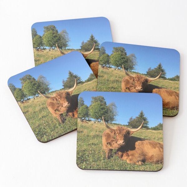 Item preview, Scottish Highland Cattle Cow and Calf 2515 designed and sold by SaarelaHighland.