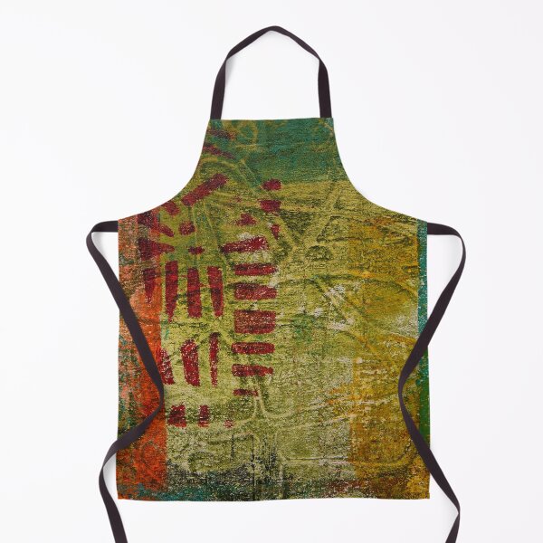 Item preview, Ancient Tomb monoprint design designed and sold by Karen Hammat.