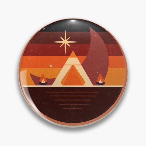 Item preview, Camping is my retirement plan moon with tent  designed and sold by Socool101.
