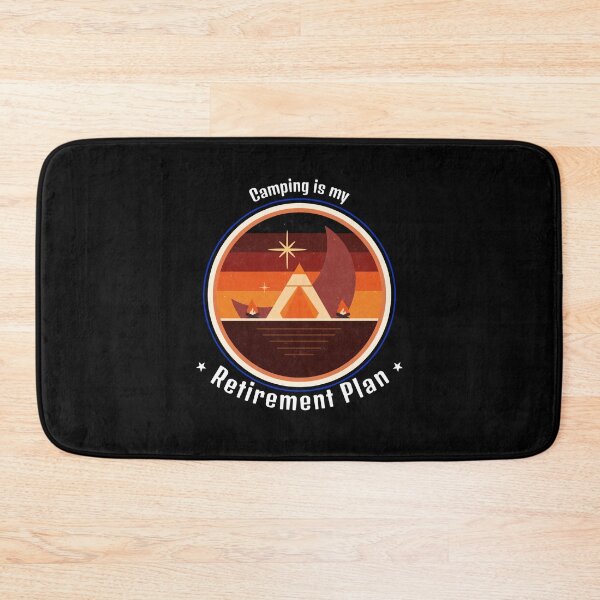 Item preview, Camping is my retirement plan moon with tent  designed and sold by Socool101.