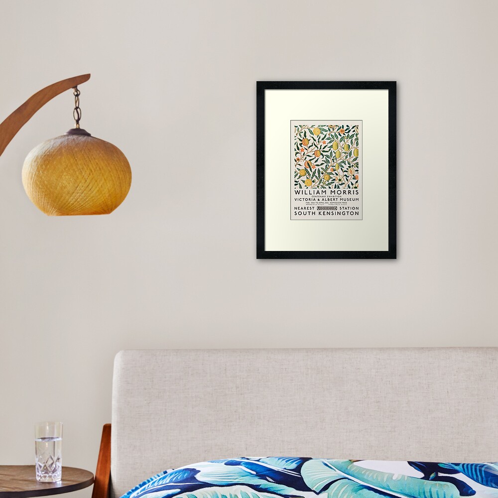 William Morris Art Exhibition Framed Art Print