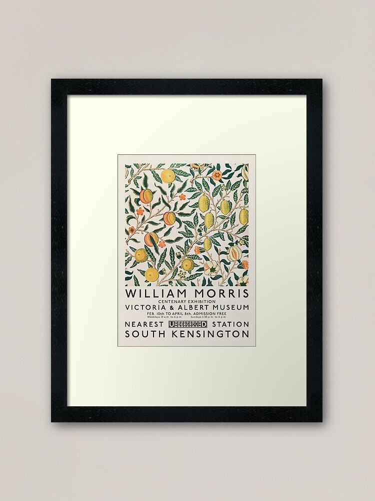 Alternate view of William Morris Art Exhibition Framed Art Print
