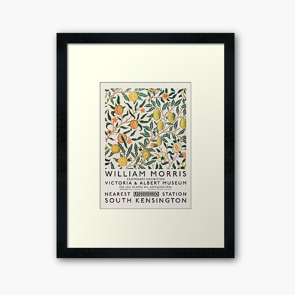 William Morris Art Exhibition Framed Art Print