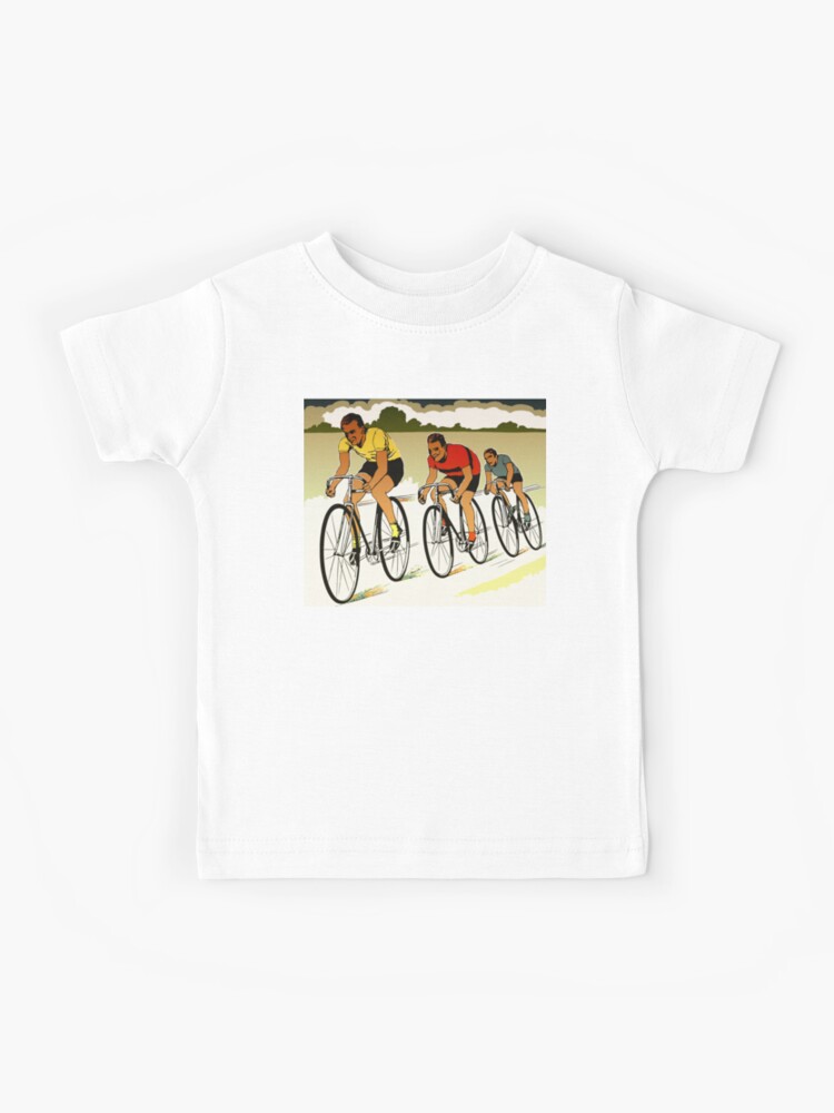 The race (cycling) retro vector art Kids T-Shirt