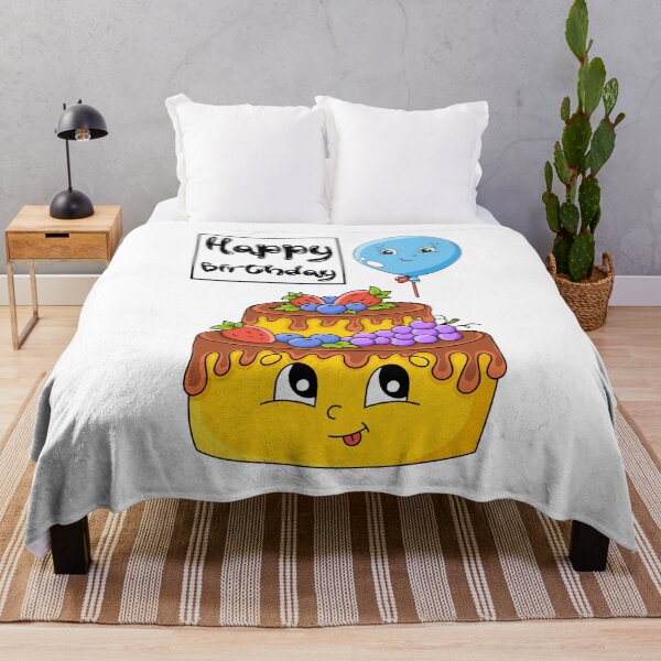 Item preview, Happy Birthday Cake And Balloon designed and sold by darknessjeff86.