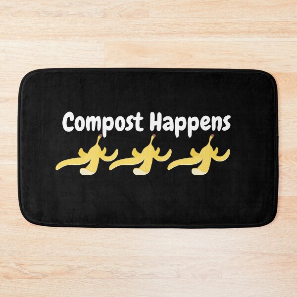 Item preview, Funny Gardening Saying - Compost Happens designed and sold by Schka.