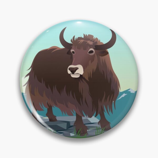 Artikelvorschau, Bison Yak amerikanischer Bison Natur Wildtier Berge Gebirge entworfen und verkauft von Natmals.