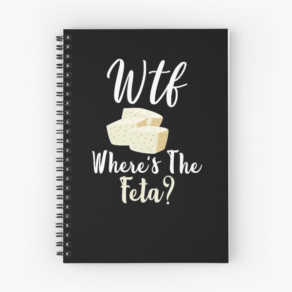Item preview, WTF ¿Dónde está el Feta Funny Feta Cheese Lover Quotes designed and sold by Scratches Tees.