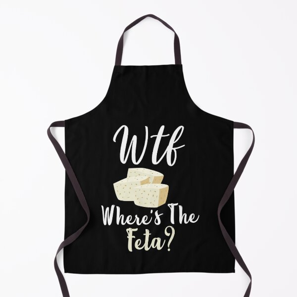 Item preview, WTF Where's The Feta Funny Feta Cheese Lover Quotes designed and sold by Scratches Tees.