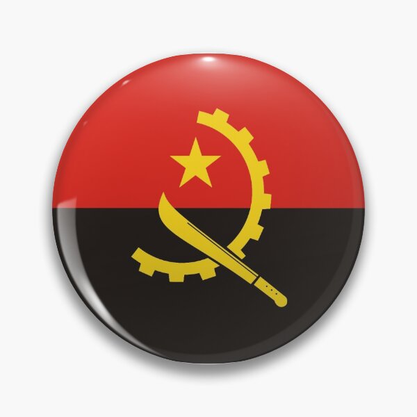 Item preview, Angola Flag designed and sold by simpledesigners.