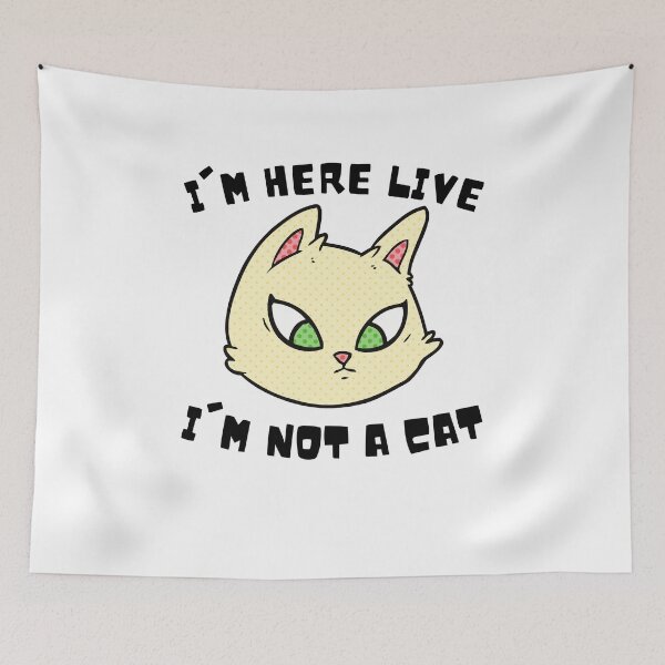 Item preview, I'm Here Live I'm Not A Cat, Cat Lawyer meme designed and sold by YourgiftShop.