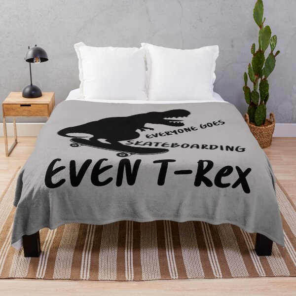 Item preview, Everyone Goes Skateboarding Even T-rex Shirt,Funny T-rex Play Skateboard Tshirt,Skateboard Lovers Tees designed and sold by Babe3955.