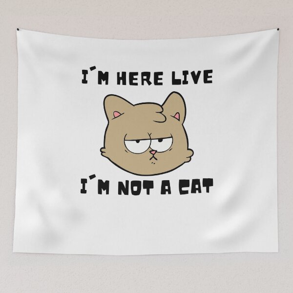 Item preview, Cat Lawyer I'm here live I'm not a cat meme designed and sold by YourgiftShop.