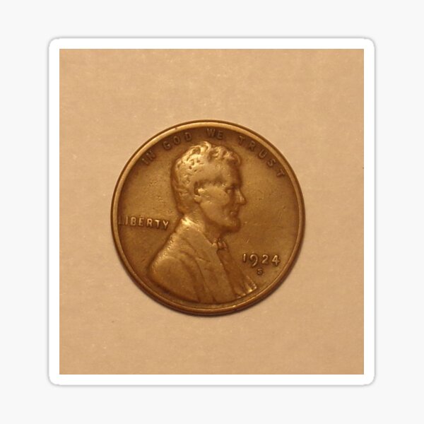 Item preview, 1924 S Lincoln Cent designed and sold by coinsxcrochet.