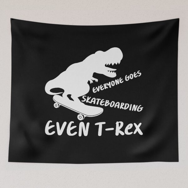 Item preview, Everyone Goes Skateboarding Even T-rex Shirt,Funny T-rex Play Skateboard Tshirt,Skateboard Lovers Tees designed and sold by Babe3955.