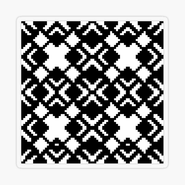 Geometric Abstraction Decorative Pattern Transparent Sticker