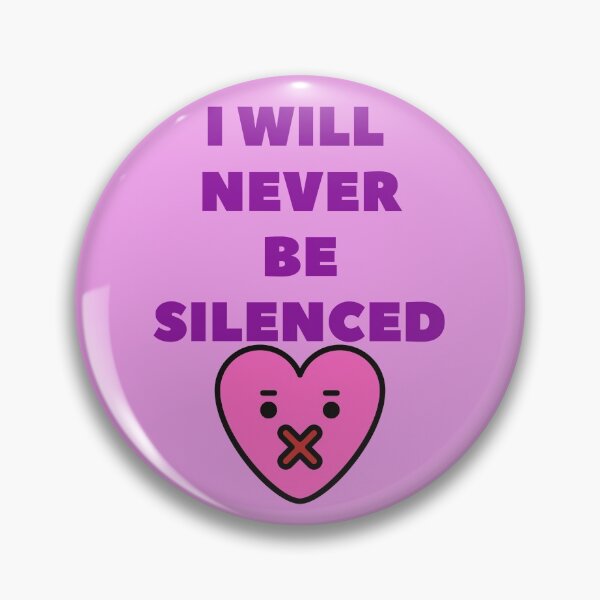 Item preview, I will never be silenced, team Meghan, women's rights  designed and sold by ritapestaninha.