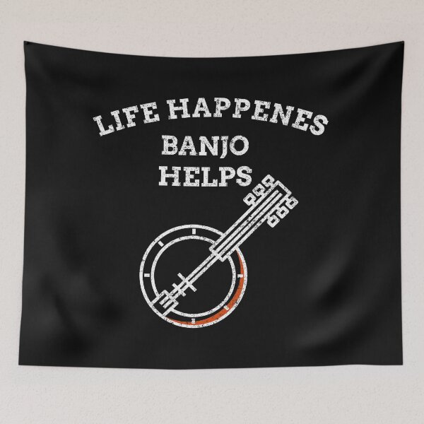 Item preview, Life Happens Banjo Helps designed and sold by joabaj.