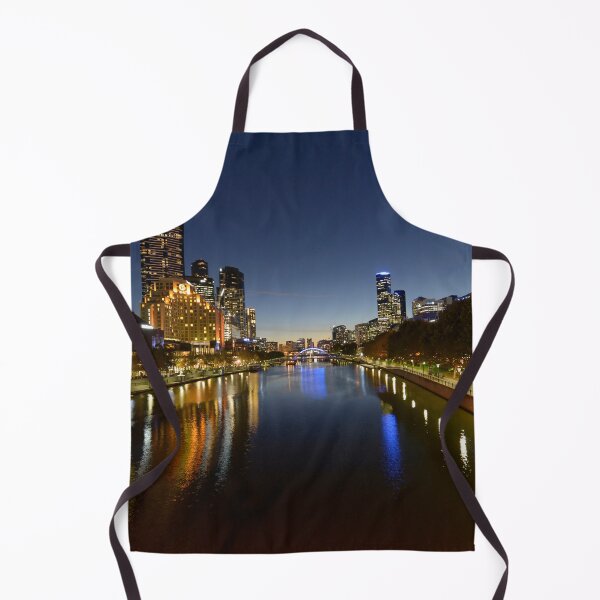 Item preview, Melbourne South Bank and Yarra River shot after sunset, Australia, modern art, wall art, print, personalised gifts, custom printed gifts designed and sold by CameraDesign.