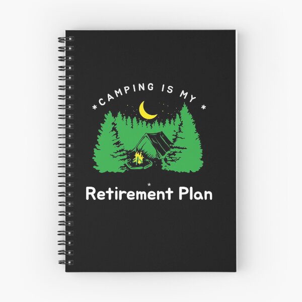 Item preview, Camping is my retirement plan forest tree  designed and sold by Socool101.