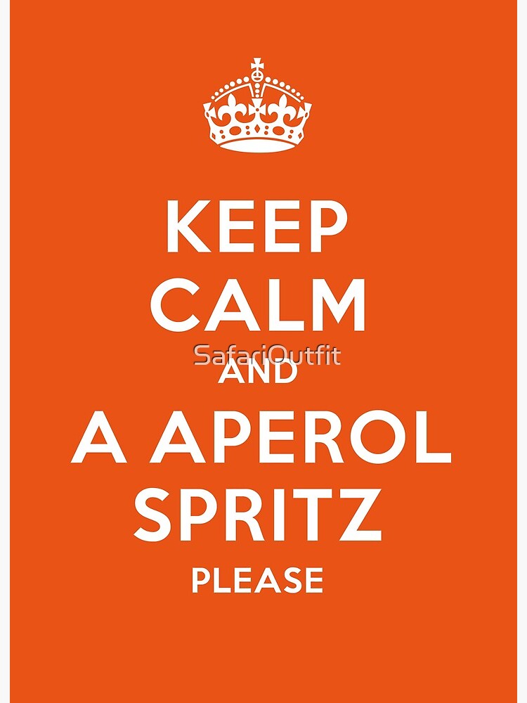 Cocktail Engineer Spritz Aperol Can - Canvas Art