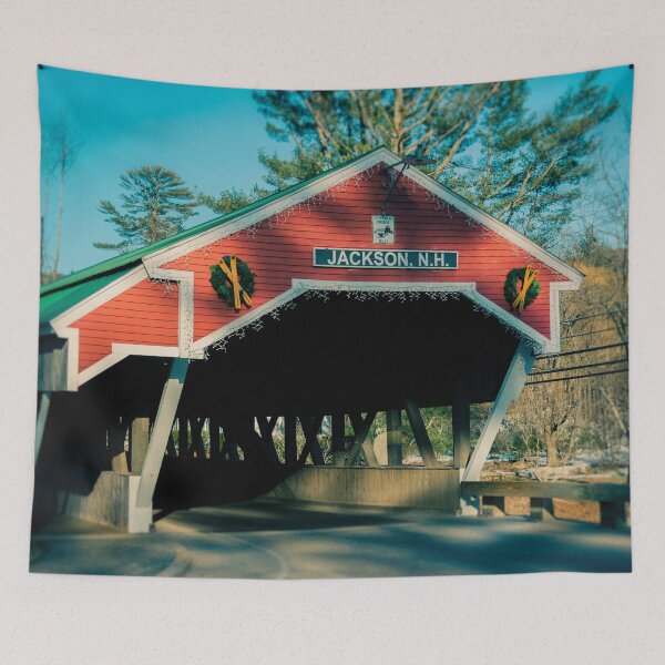 Item preview, West End of Honeymoon Bridge Jackson New Hampshire designed and sold by Enzwell.