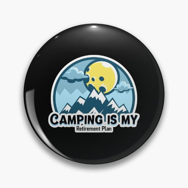 Item preview, Camping is my retirement plan big moon  designed and sold by Socool101.