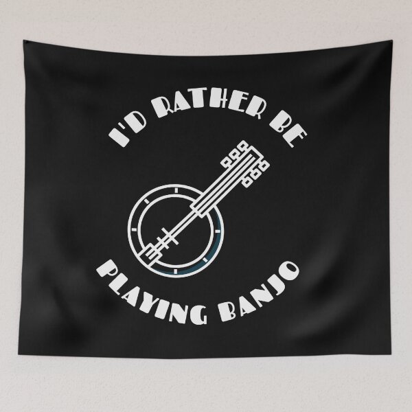 Item preview, I'd Rather Be Playing Banjo designed and sold by joabaj.