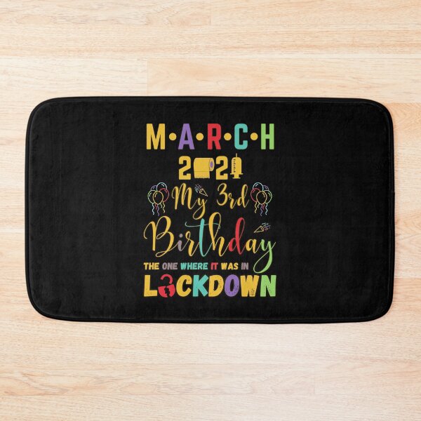 Item preview, march 3rd Birthday The One Where It Was In Lockdown 2021 designed and sold by amchtakkosa1.