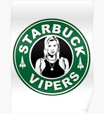 starbuck starbucks shirt Poster
