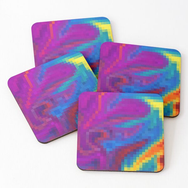 Item preview, Colored Pixel Mosaic designed and sold by YellowLion.