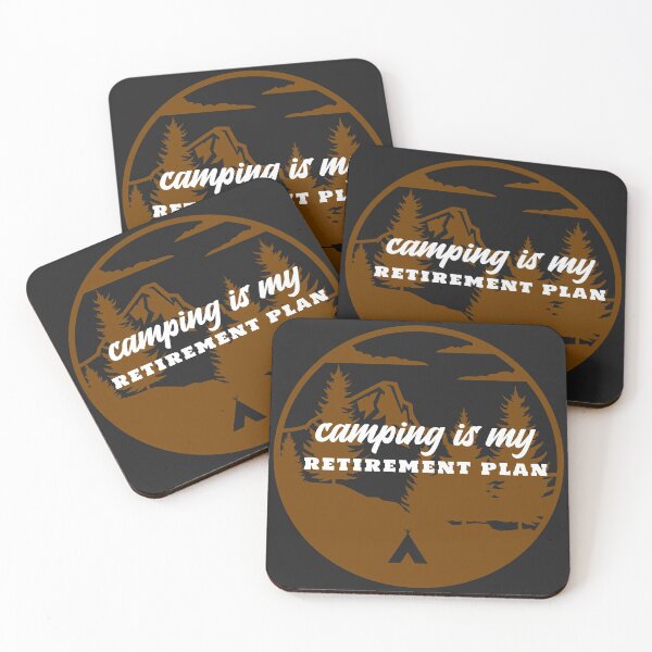 Item preview, camping is my retirement plan 2021  designed and sold by Socool101.