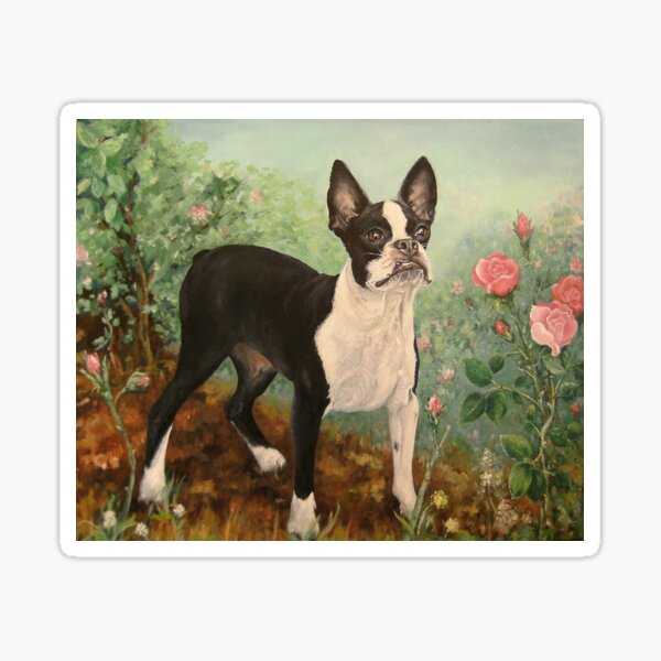 "Lady" in the roses Sticker