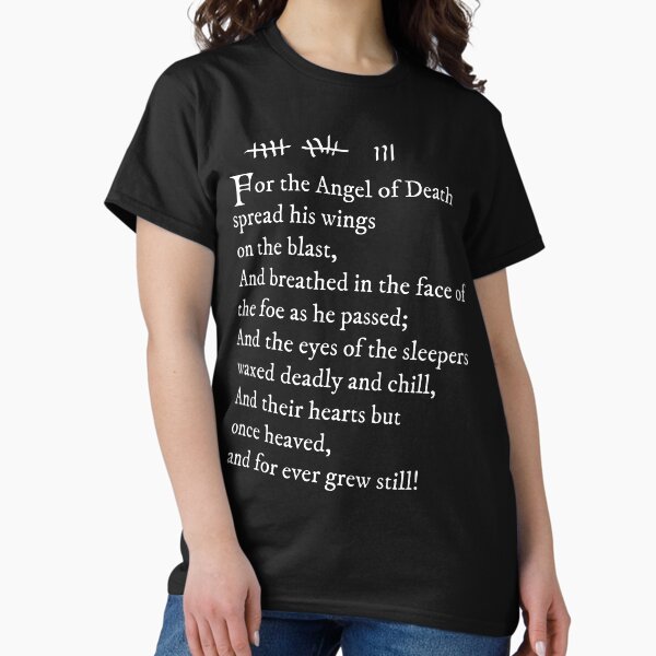 Item preview, Archer - Pam's tattoo  (Lord Byron poem) - white text designed and sold by jandii.