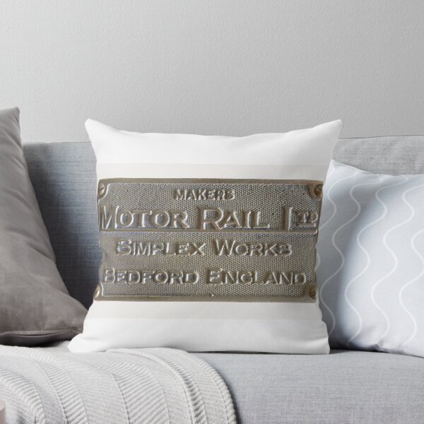 Item preview, Simplex Motorrail brass maker's plate designed and sold by Random Railways.