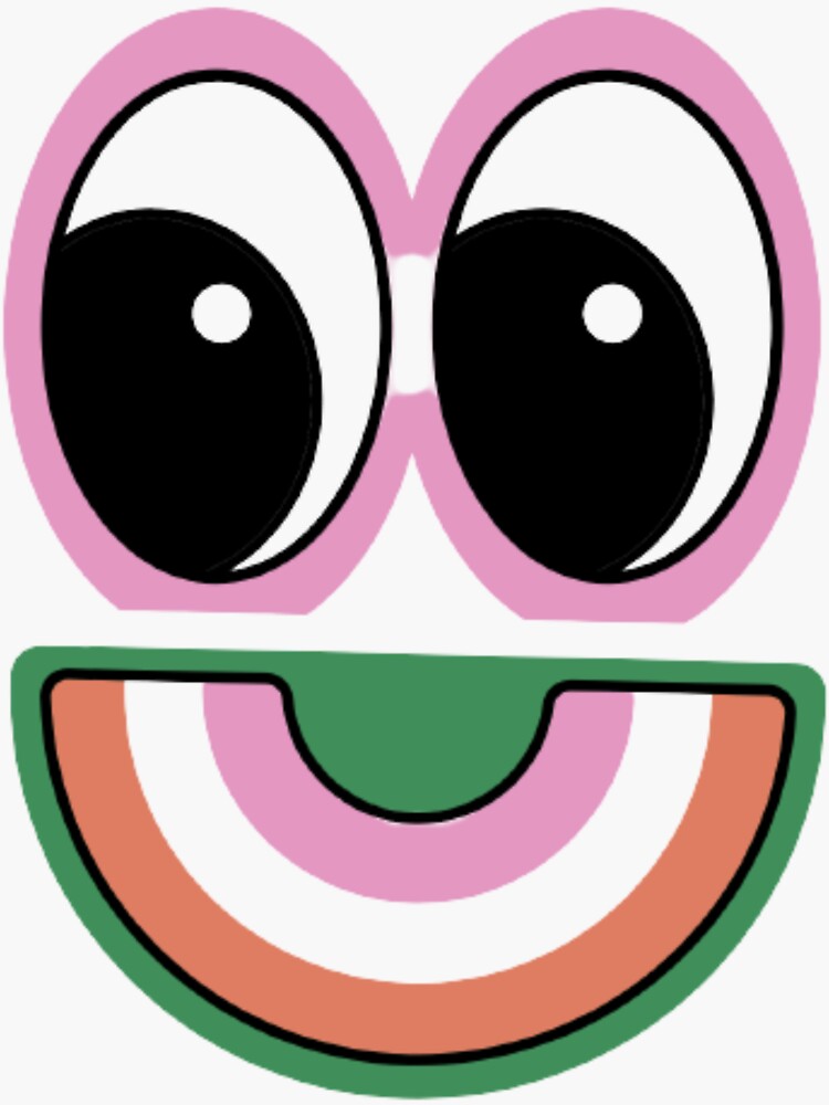 Classic And Cute Smile Sticker Sticker For Sale By Uma01 Redbubble