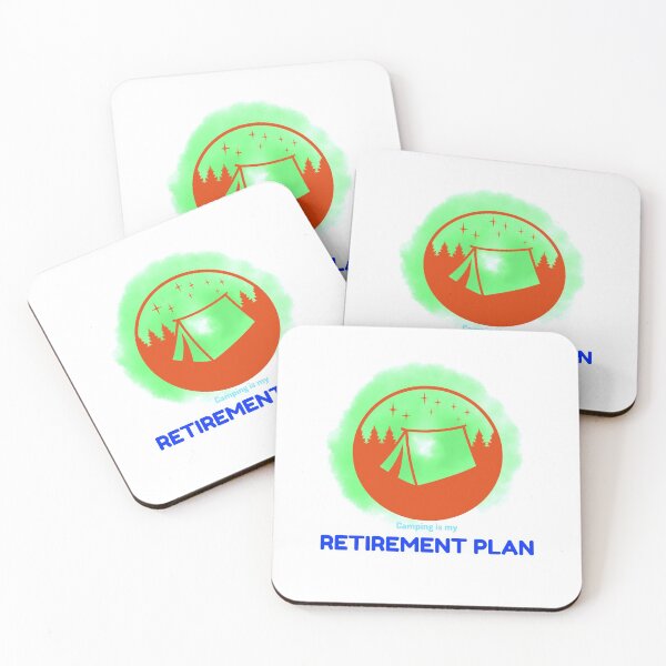 Item preview, camping is my retirement plan designed and sold by Socool101.