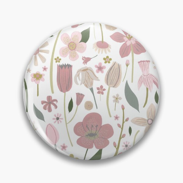 Item preview, Spring floral pattern designed and sold by Happy Mouse Studio.