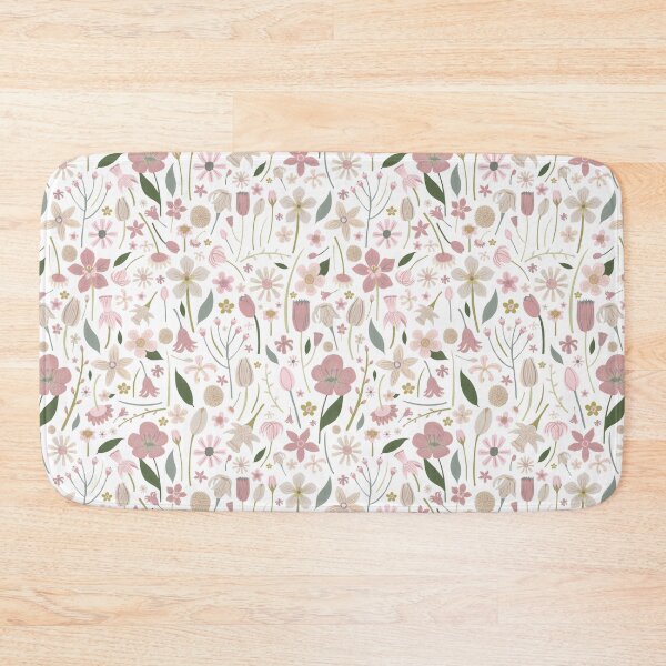 Item preview, Spring floral pattern designed and sold by Happy Mouse Studio.