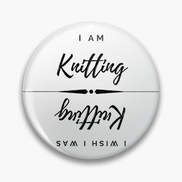 Item preview, Wish I Was Knitting designed and sold by PseudoEnergy.