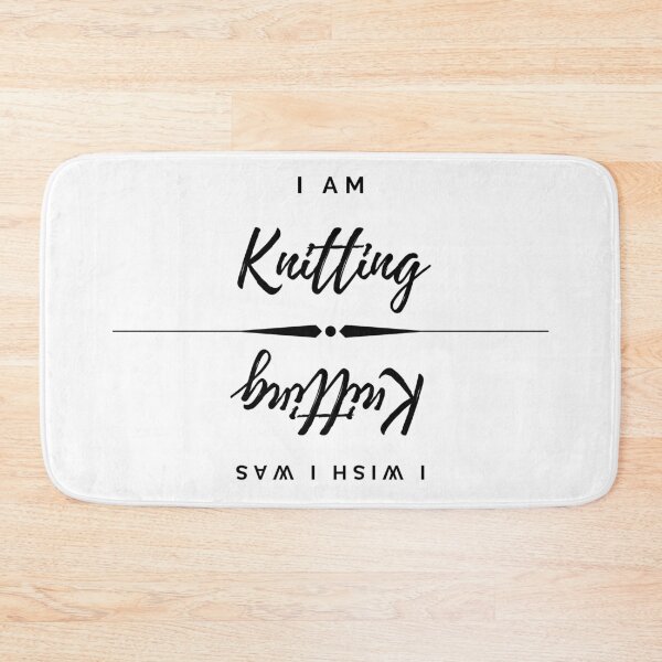 Item preview, Wish I Was Knitting designed and sold by PseudoEnergy.
