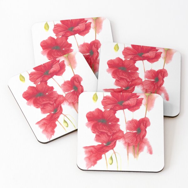 Item preview,  Red Flowers designed and sold by Jacklin-01.