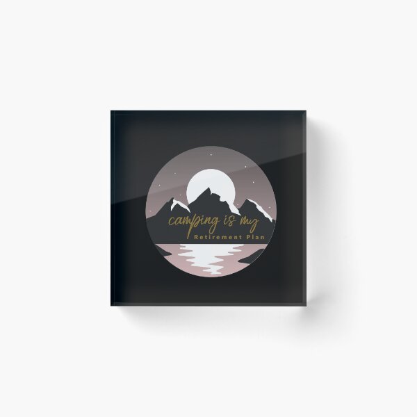 Item preview, camping is my retirement plan designed and sold by Socool101.