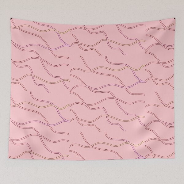 Item preview, pink curvy lines designed and sold by athy98.