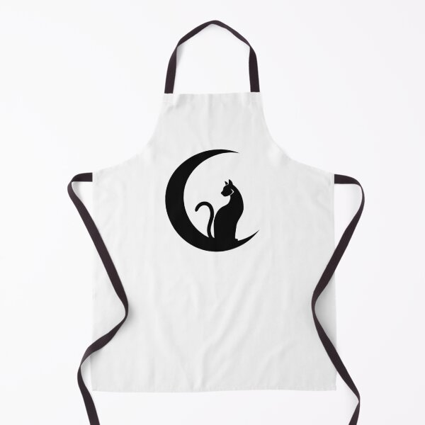 Item preview, Cat sitting on the crescent Moon designed and sold by Fishik.