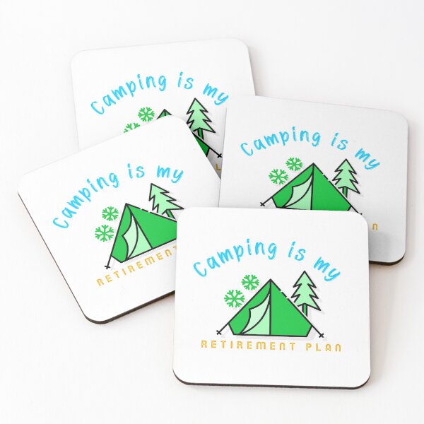 Item preview, camping is my retirement plan designed and sold by Socool101.