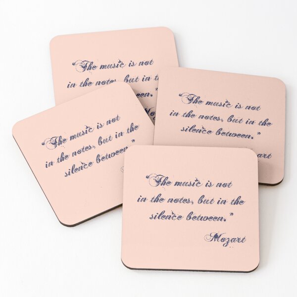 Item preview, WE PERCEIVE | Famous Music Composers - Wolfgang Amadeus Mozart Quote of Music designed and sold by Luis Wong | We Perceive.