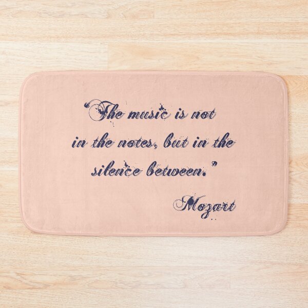 Item preview, WE PERCEIVE | Famous Music Composers - Wolfgang Amadeus Mozart Quote of Music designed and sold by Luis Wong | We Perceive.