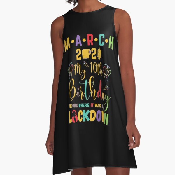 10 years birthday dress